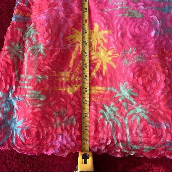 DIESEL Summer Dress with Palm Trees - Picture 4 of 6